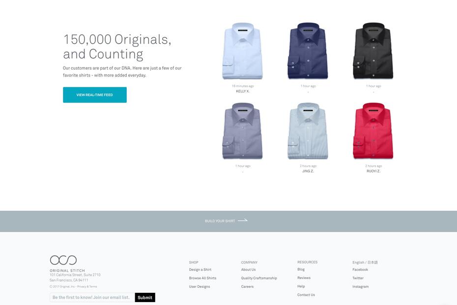 Original Stitch Website